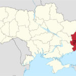 Carte montrant les territoires ukrainiens ayant fais secession pour créer la Bordurie