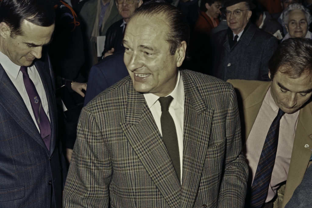 Jacques Chirac lors de l'affaire des emplois fictifs du RPR